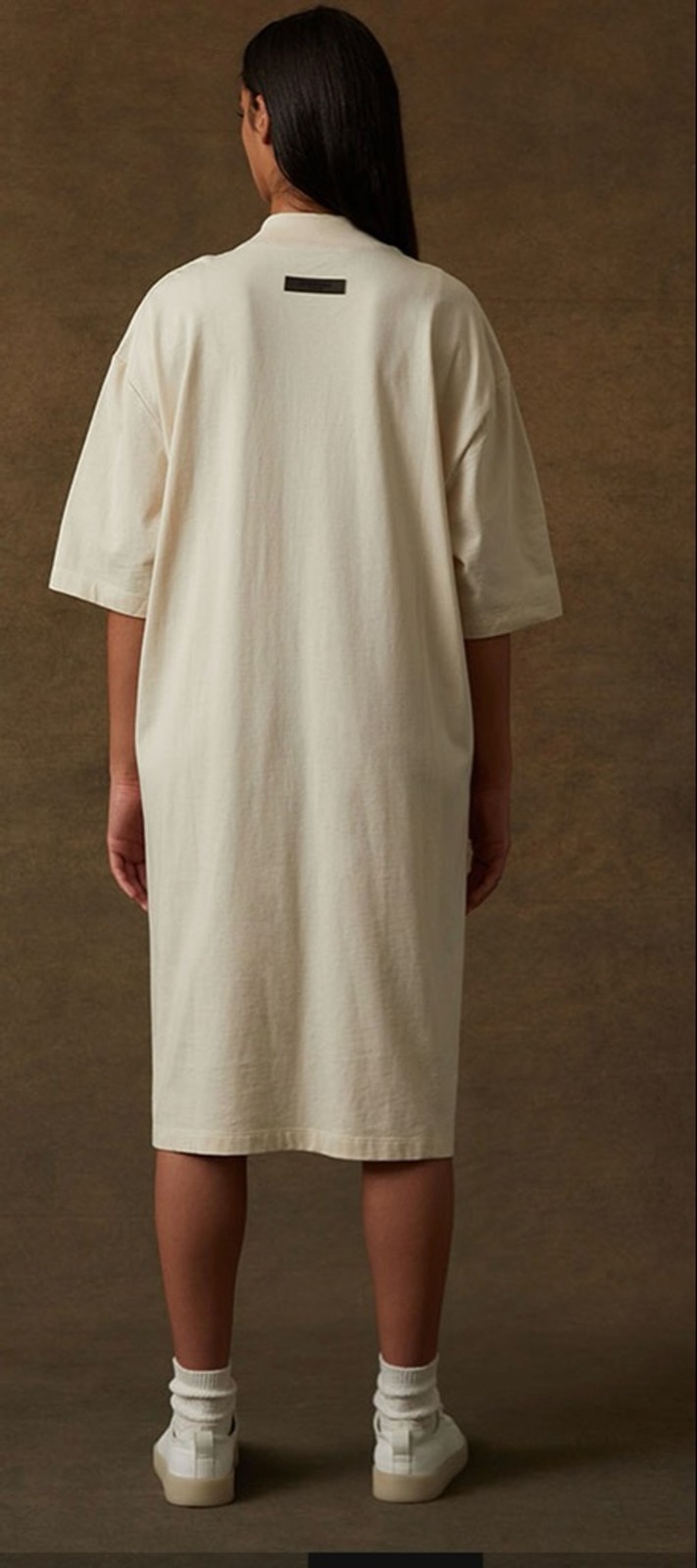 FEAR OF GOD ESSENTIALS | Egg Shell T-Shirt Dress XS thumbnail 4