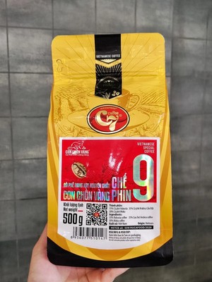 Vietnamese Weasel Ground Coffee Con Chon Vang Kopi Luwak Huca #9 Vietnam G7 500g
