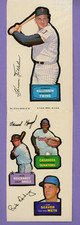 1968 Topps Action All-Star Sticker Panel, Seaver Killebrew Mazeroski, Test Issue