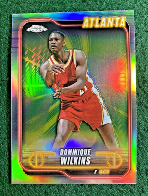 2025 Topps Chrome Basketball #39 SP Refractor Dominique Wilkins