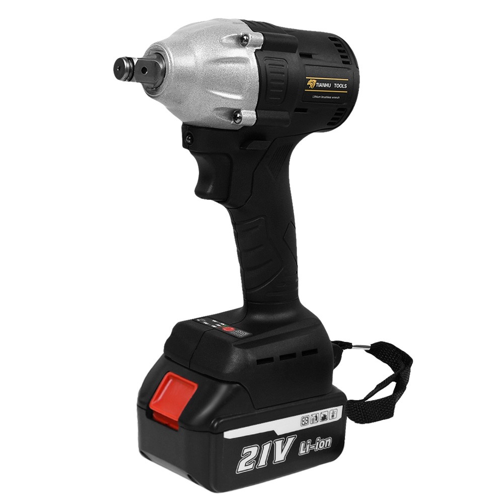1/2" Driver Cordless Electric Impact Wrench Gun 520 Nm High Torque Power Tool US