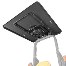 Tractor Canopy With Cooling Fan & Led Lights | Black |