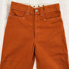 Vintage Winnie the Pooh Collection Kids Orange Twill Cotton Flare Pants