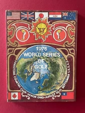 Free Shipping - 1976 World Series of Golf Program - Jack Nicklaus Event Winner