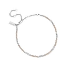 Chlobo Silver Passion Sun Rose Quartz Anklet