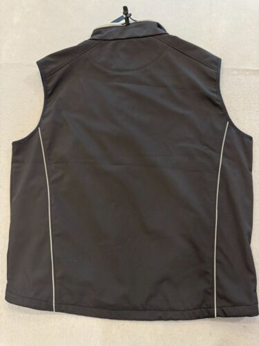 Clique Vest Mens Large New Full Zip Black Golf Windbreaker Layering Jacket - Picture 3 of 4
