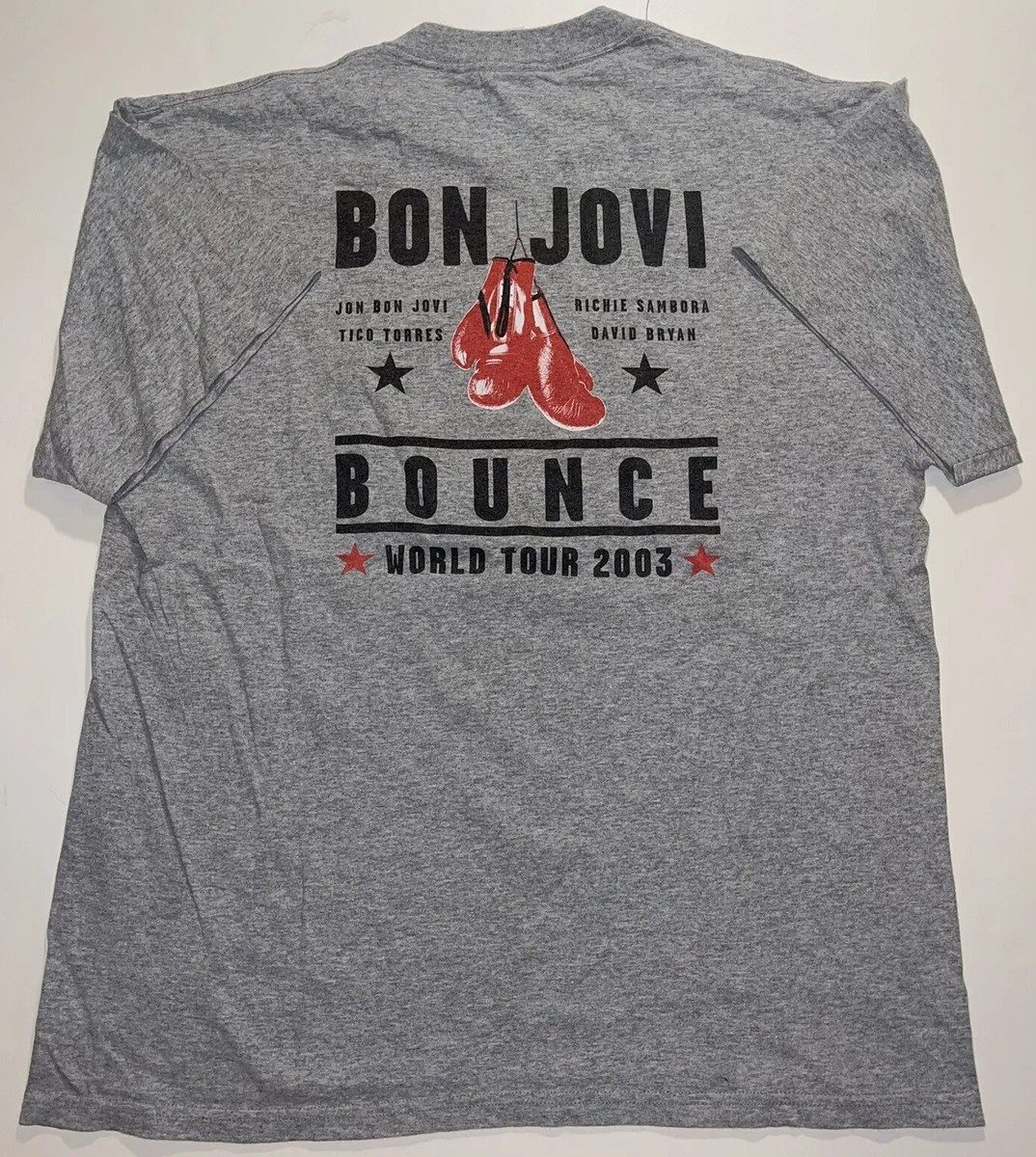 Vintage 2003 Bon Jovi Bounce World Concert Tour Rock Band Vintage 2003 Bon Jovi Bounce World Concert Tour Rock Band