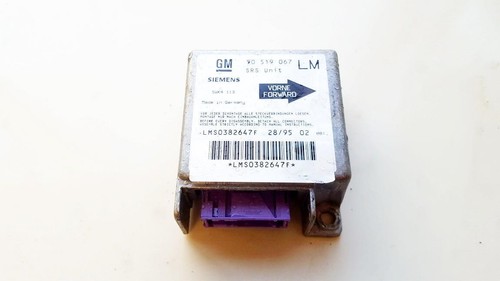 Opel Astra 1995  crash sensors module 90519067, 5WK4113 #814608-58