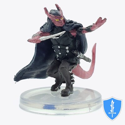Tiefling Rogue (dagger) - Monster Menagerie 3 #35A D&D Miniature