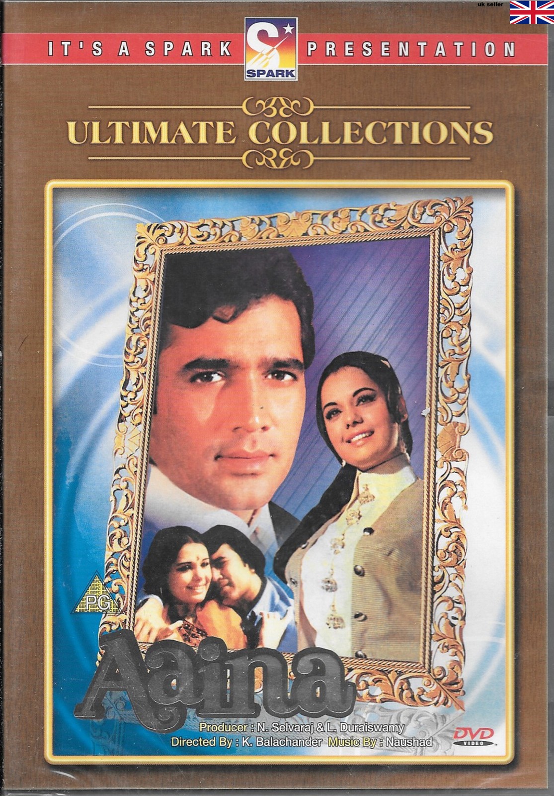 AAINA - RAJESH KHANA - MUMTAZ - NEW ORIGNAL BOLLYWOOD DVD - FREE UK POST