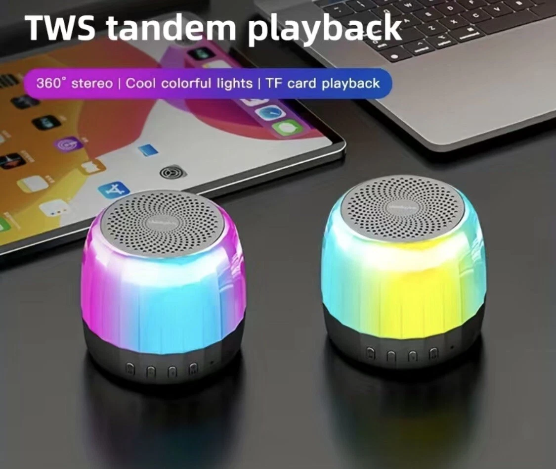 Lenovo K3 Plus Bluetooth 5.2 Subwoofer Portable Player RGB Light