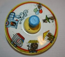 Vintage Spinning Top  Circus Animals  Ohio Art 304 1 179