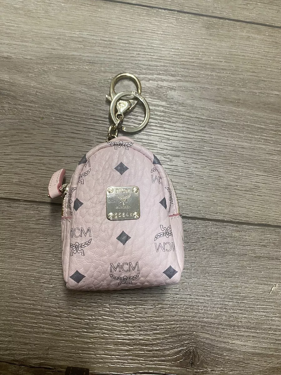 MCM backpack keychain, Luxury, Bags & Wallets on Carousell