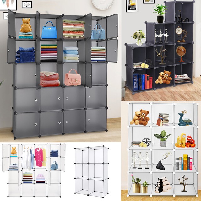 Kousi Portable Storage Cube Organizer Shelves Shelf Room Clothes