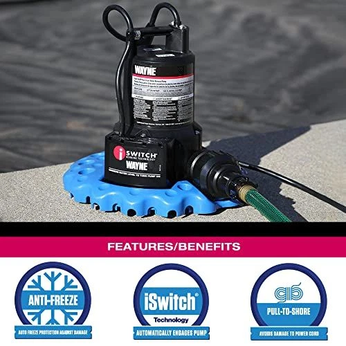 Wayne 57729-WYNP WAPC250 Pool Cover Pump, Blue No Size,  - Image 4 of 4