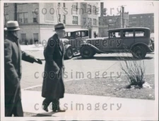 1936 Police & North Shore Safety Club Stage Car Accidents Chicago Press Photo