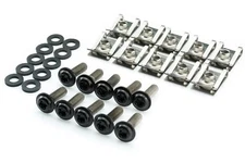 BMW screws black trim motorcycle torx clip terminals stainless steel M5x16mm