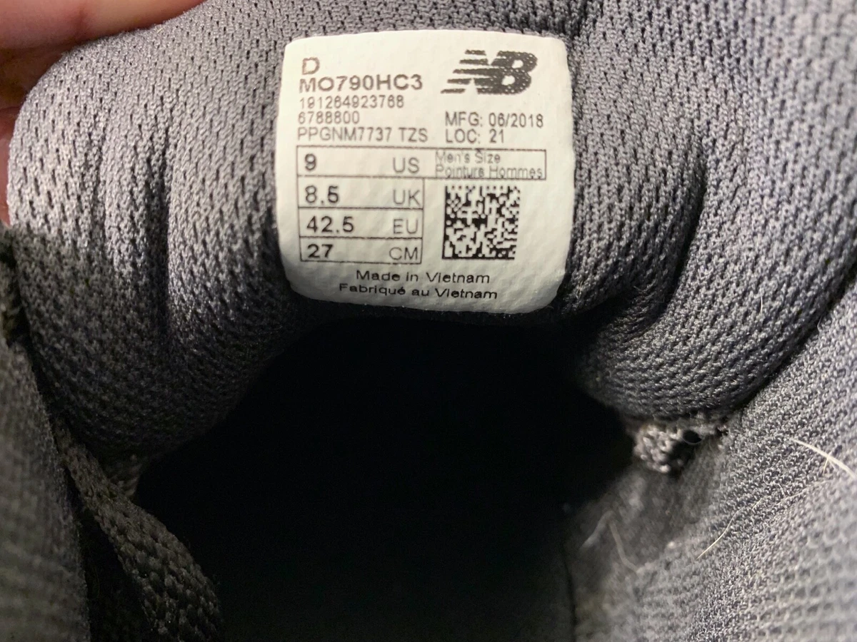 New Balance Gray Men s 790 v3 Trail Shoes Sneakers Size US 9