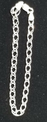Sterling Silver Link Bracelet IBB - 7.5''