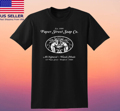 Paper Street Soap Co. Fight Club Movie Men's Black Size S-5XL