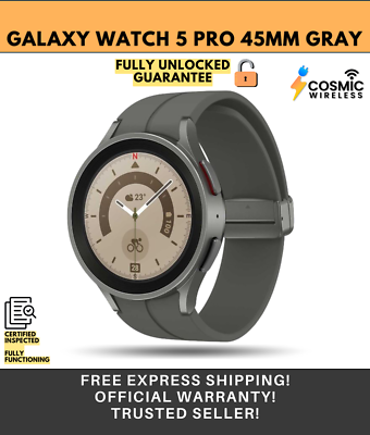 Samsung Galaxy Watch 5 Pro 45mm (SM-R925U) - LTE/Cellular | eBay Samsung Galaxy Watch 5 Pro 45mm (SM-R925U) - LTE/Cellular | eBay