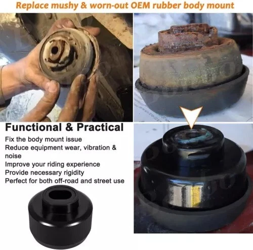 Kit de buje de montaje de carrocería 7-141 para Chevrolet Silverado GMC Sierra 1999-2014 2/4x4 Foto 3 de 4