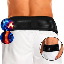 Sacroiliac SI Joint Hip Belt for Lower Back Support Brace Sciatica Pain Relief @