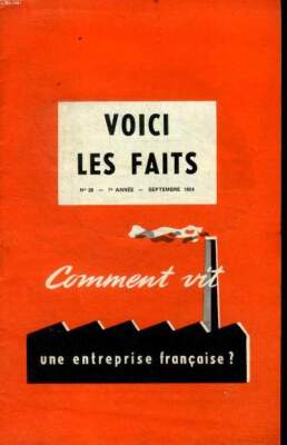 Hier sind die Fakten Nr. 26 7. Jahr September 1956 Wie lebt ein Entry