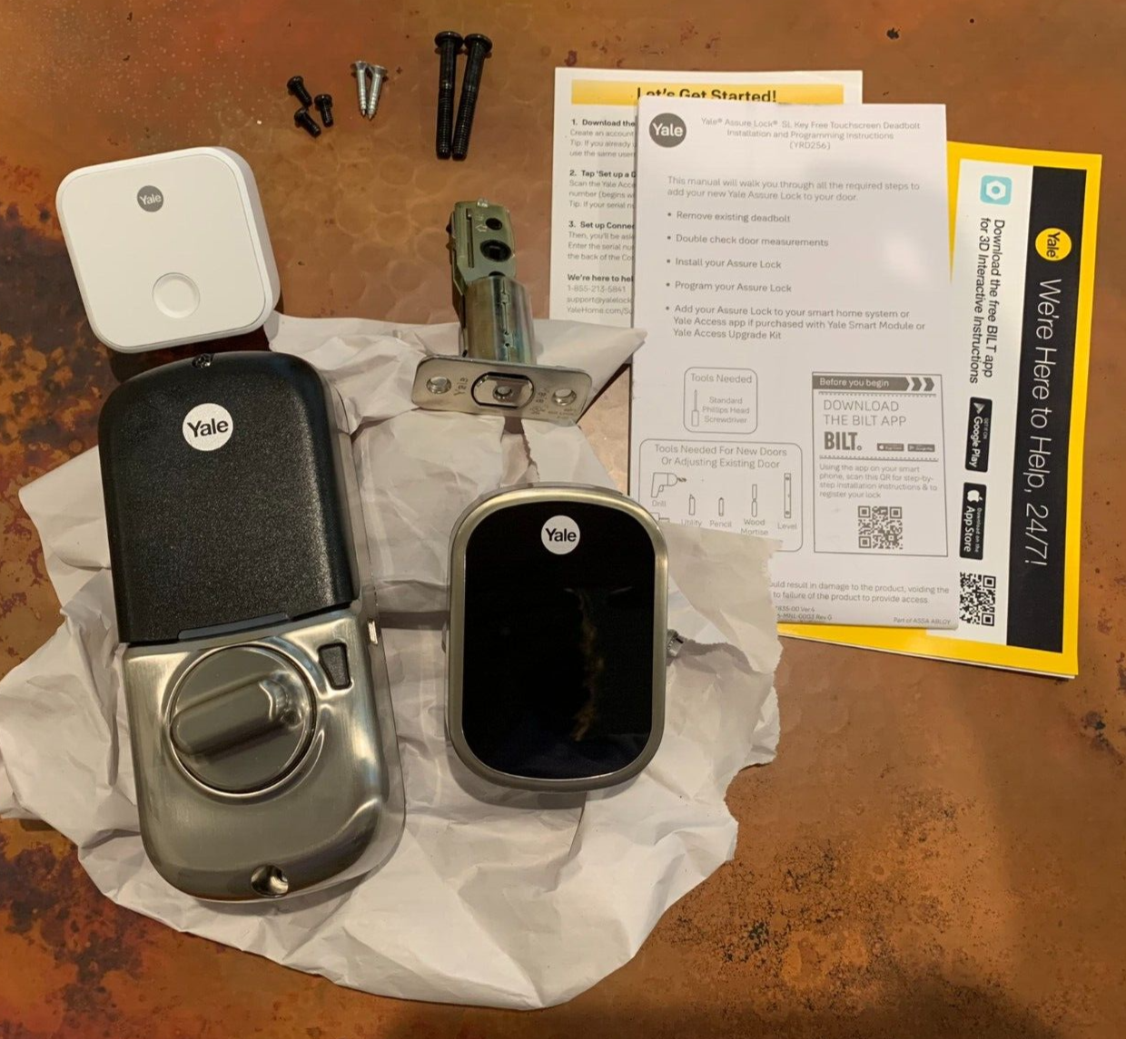 Yale Assure Lock SL Touchscreen Smart Deadbolt with WiFi in Satin Nickel-image