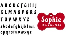 Pet Tags,Custom Personalized Engraved Dog Cat ID Name Tag,Bone Aluminum Charm