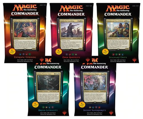 Magic: The Gathering: Commander 2016 Decks Set 5 decks MTG C16 ** SEALED CASE ** - Picture 7 of 7