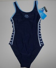 Image of ARENA Women's ladies Swimsuit navy blue - Size UK 30 IT40 FR36