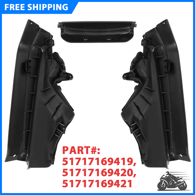 3x Engine Upper Compartment Partition Panel For BMW X5 E70 X6 E71