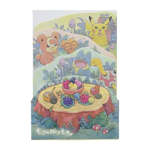 Pokemon Center Original Mori No Okurimono Box Sticky note