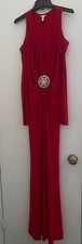 Cache Gown Rhinestone Red XS