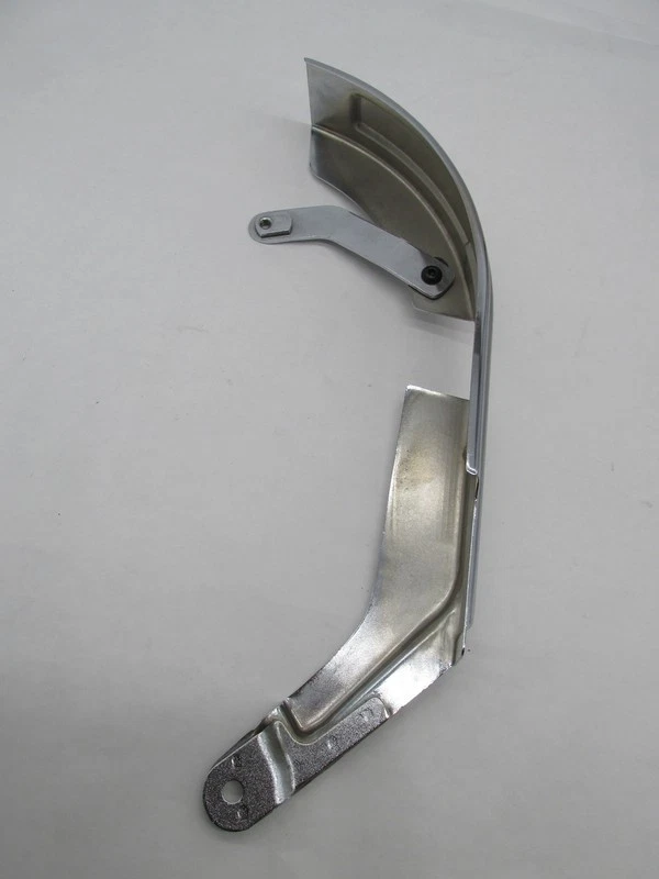 Harley-Davidson Chrome FXRP FXR FXRT FXRD EVO Super Glide Upper Belt Guard - Image 3 of 4
