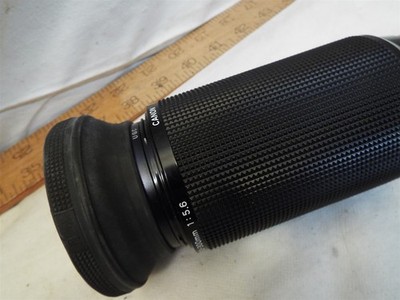Vintage Canon 100-300mm FD Zoom SLR Camera Lens F/5.6 Telephoto