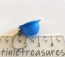 Tupperware Keychain mini impressions Bowl Blue Tinietreasure
