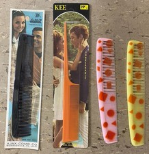 Set of 4 Vintage Original 1960's Ladies Combs Warehouse Find