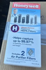 2-Pack Honeywell H Allergen Remover Replacement Hepa Filters #HRF-H2 SEALED NEW