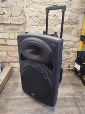 QTX QR12PA Portable 12" Inch Powered PA Unit - Mains Or Battery power 