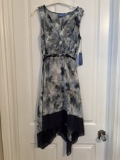 Simply Vera Wang - High Low Dress  Sleeveless Blue/Grey.  Size M