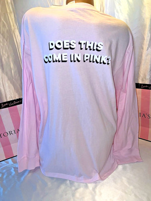 Victorias Secret PINK Shirt Oversized  Does This Come in Pink  Super Soft  XL