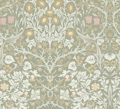 WILLIAM MORRIS AT HOME Blackthorn Sage Wallpaper