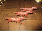 MARX CAVALRY HORSES VINTAGE for FORT APACHE AND WESTERN PLAYSETS