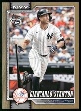 Giancarlo Stanton 2026 Topps #341 Gold #/2026 New York Yankees