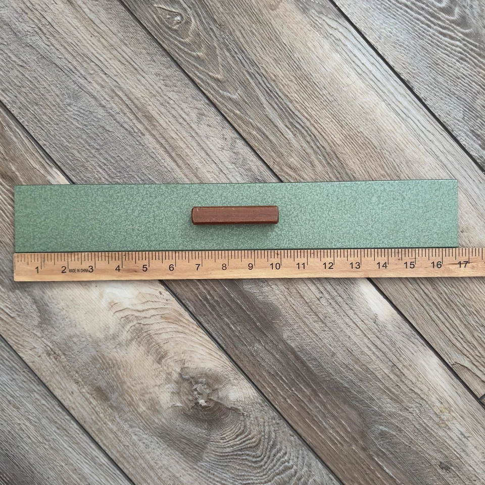 Passap M-201 Speed-O-Knit máquina de tricô peça bloco régua verde martelado - Imagem 2 de 4