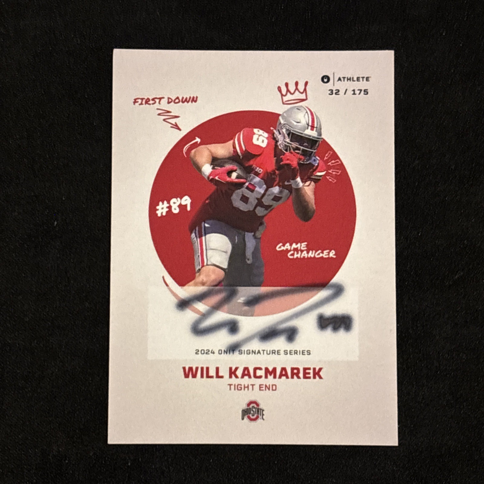2024 ONIT Will Kacmarek Grey AUTO /175