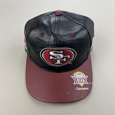 Vintage San Francisco 49ers Hat Cap Strapback Black Drew Pearson