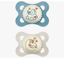 MAM Original Night Pacifier, Glows In The Dark- 0 To 6 Months, New